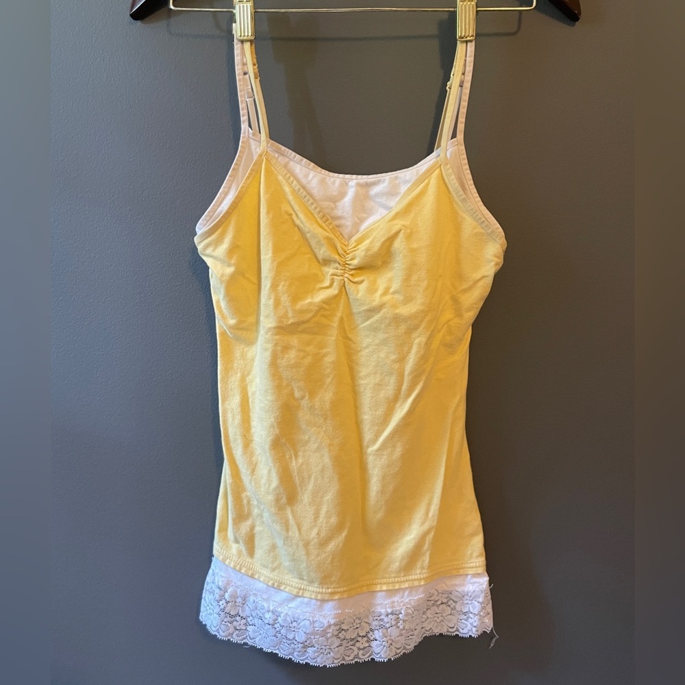Yellow Y2K Tank Top
